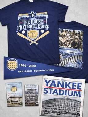 New York Yankees 'The House That Ruth Built' Navy T‑Shirt